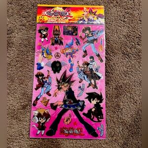 Yu-Gi-Oh! anime manga Huge sticker sheet Y2K New